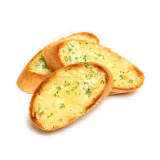 Golden Saffron Garlic Bread