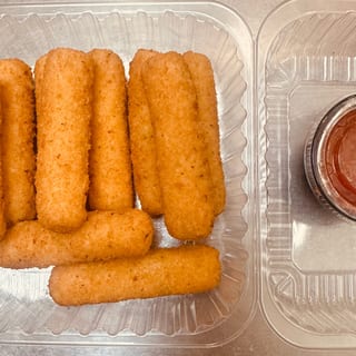 Golden Mozzarella Sticks
