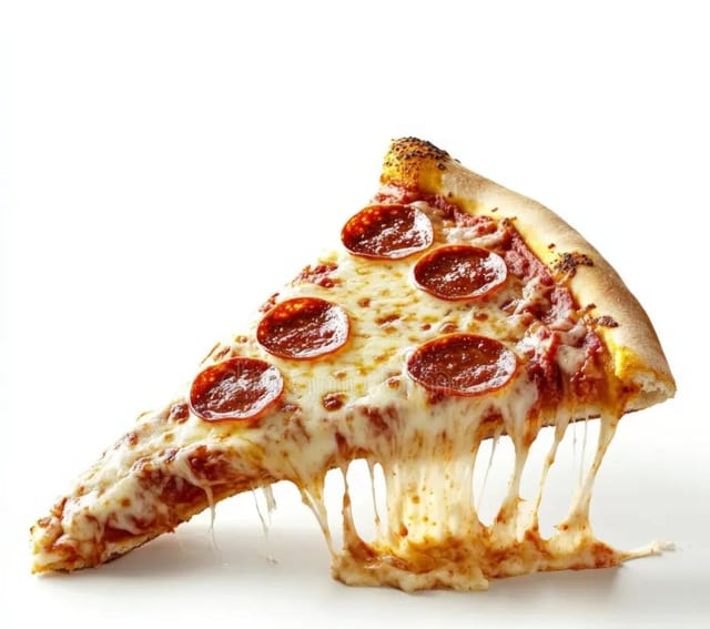 Pepperoni Pizza Slice Standard.