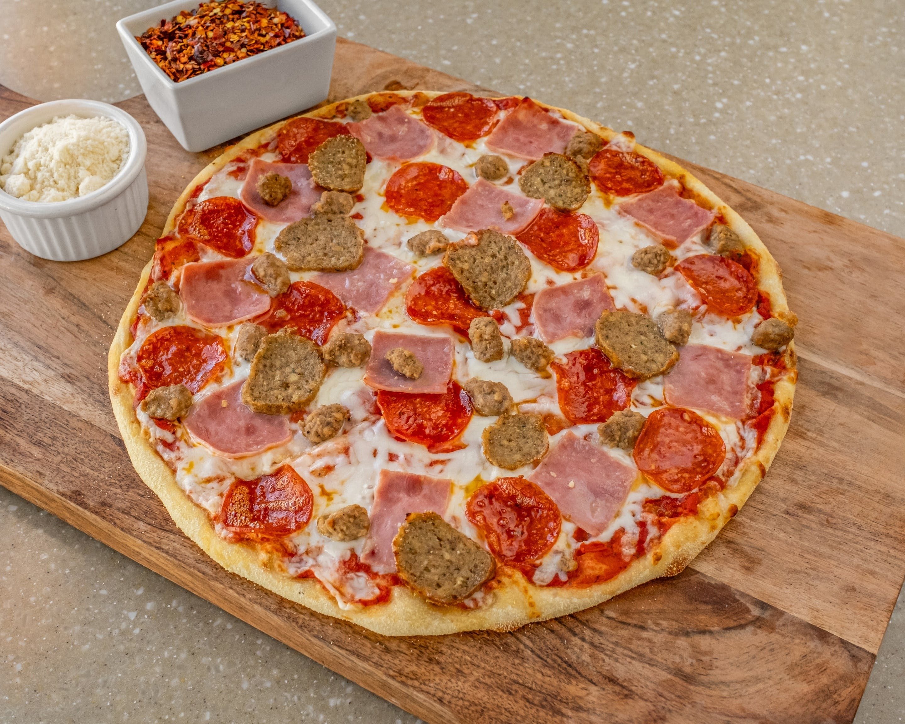 Meat Lovers Pizza.