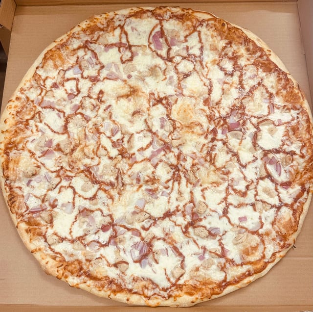 Buffalo Chicken Pizza.