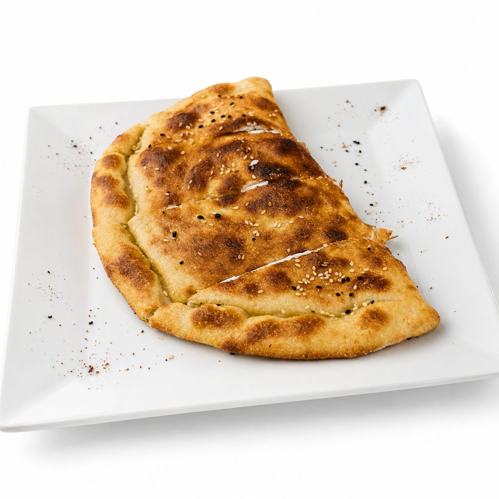 Viral Veggie Calzone.