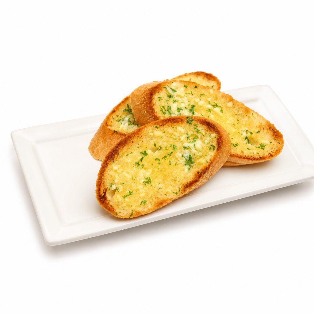 Golden Saffron Garlic Bread.